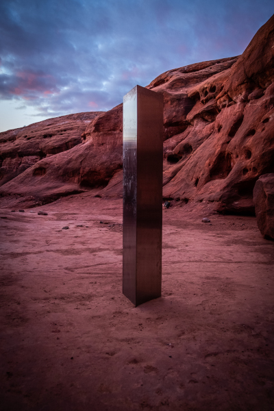 Utah Monolith, Original image by Patrick A. Mackie